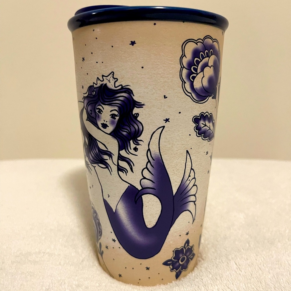 Starbucks Sailor Tattoo Mermaid Travel Mug 2016